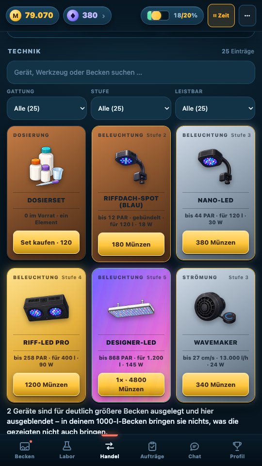 Lampen und weitere Technikkomponenten im Shop